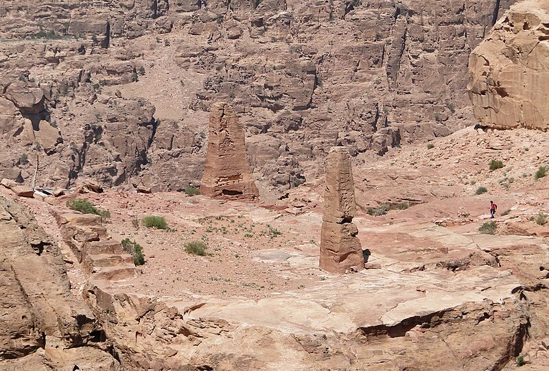 File:Obelisks in Petra.jpg