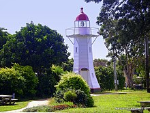 The Burnett Heads Lighthouse Holiday Park Old Burnett Heads Light, 2010.jpg