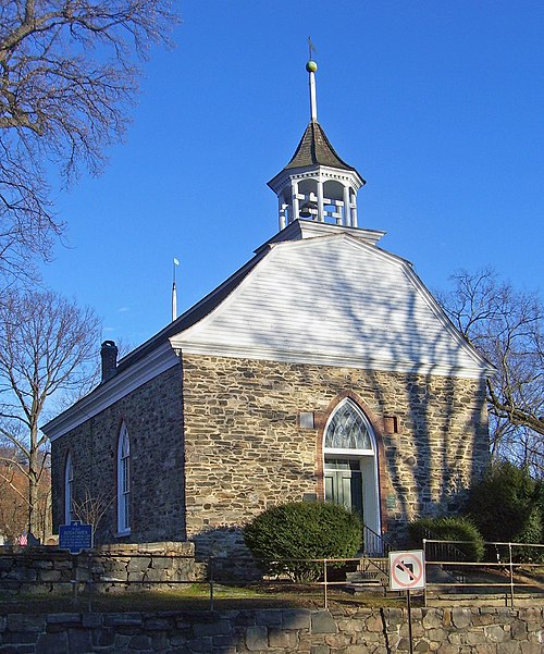 Remnants of colonial Dutch influence, such as the Old Dutch Church of Sleepy Hollow from 1697, became the basis of revivalist styling.
