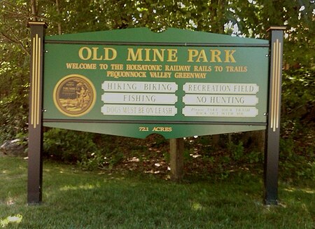 Old Mine Park Sign