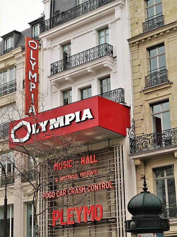 View from Boulevard des Capucines in 2018