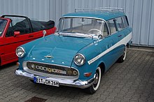 The estate version was branded as the Opel Rekord Caravan. Opel Olympia Rekord P1 Kombi 2012-09-01 14-37-59.JPG