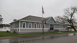 Otsego Lake Township Hall in Waters Otsego Lake Township, MI.jpg