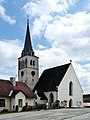 Čeština: Kostel sv. Vavřince v obci Přídolí v okrese Český Krumlov. English: Church of Saint Lawrence in the village of Přídolí, Český Krumlov District, South Bohemian Region, Czech Republic. This is a photo of a cultural monument of the Czech Republic, number: 37215/3-1385. Památkový katalog  · MIS  · hledat obrázky  · hledat seznamy  · Wikidata