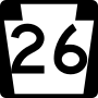 Thumbnail for Pennsylvania Route 26