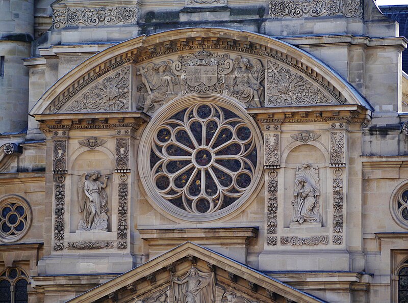 File:Paris Saint-Étienne-du-Mont Fassade Rosette.jpg