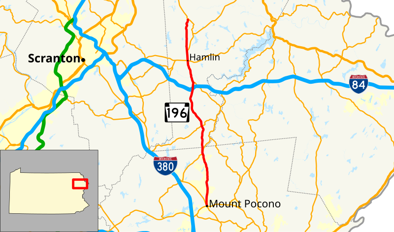 File:Pennsylvania Route 196 map.svg