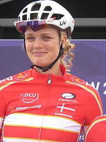 Pernille Mathiesen - 2018 UEC European Road Cycling Championships (Women's road race).jpg