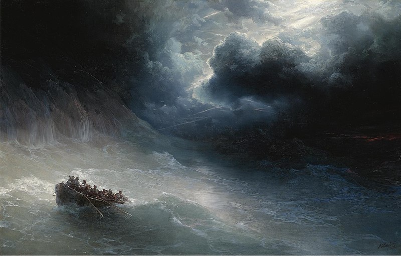 File:Picture "anger of the seas" by Aivasovsky.jpg