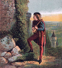 Kuvia Englannin historiasta Plate XXII - Blondel at Richard's Prison.jpg