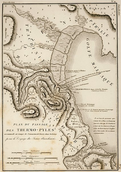 File:Plan du passage desThermo-Pyles accomodé au temps de l’invasion de Xerxes dans la Grèce - Jean-Jacques Barthélemy - 1832.jpg