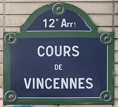 Comment aller à Cours de Vincennes en transport en commun - A propos de cet endroit