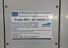 Système européen de surveillance du trafic ferroviaire sur TER Lux.