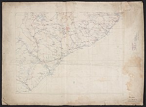 300px portuguese east africa. military road map. south sheet. 2 ms. compilations for 3rd revision %28incomplete%29. war office ledger %28womat afr moz 7 2 1%29