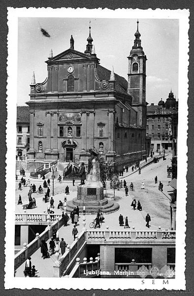 File:Postcard of Ljubljana, Prešeren Square (21).jpg