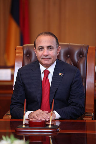 <span class="mw-page-title-main">Hovik Abrahamyan</span> Armenian politician (born 1959)