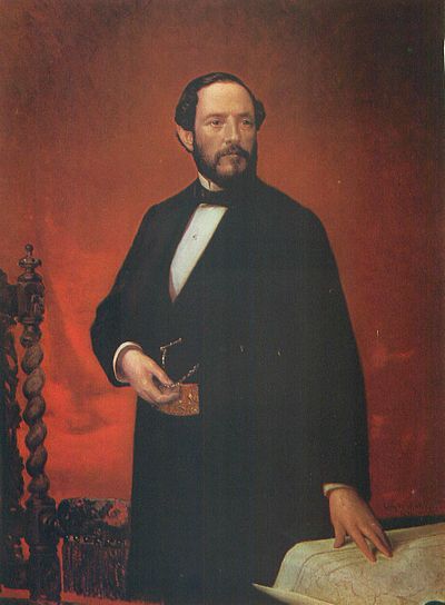 Retrato del general Juan Prim y Prats (1814-1870), conde de Reus, marqués de los Castillejos y vizconde del Bruch