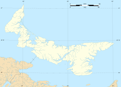 Location map Canada PEI