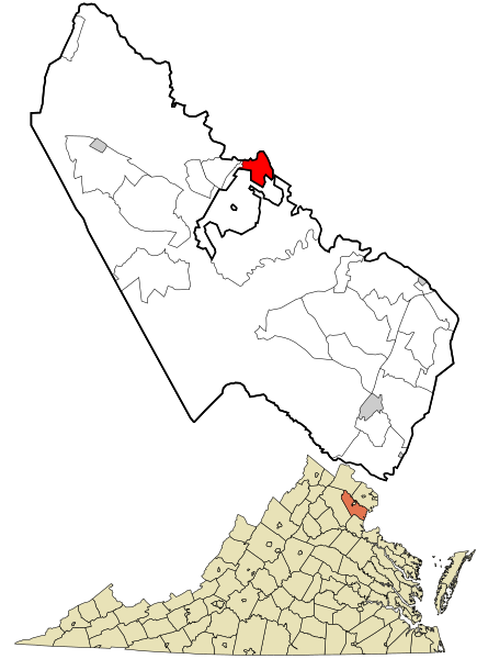 File:Prince William County Virginia incorporated and unincorporated areas Yorkshire highlighted.svg