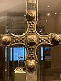 The Tully Lough Cross, 8th or 9th century. Bronze, gilt and tin mounted on wood[37]