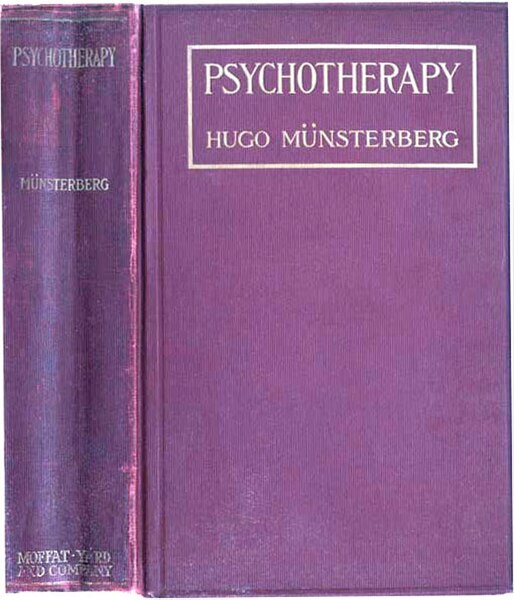 Cover of Psychotherapy by Münsterberg