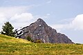 The view of Veternik summit which is the highest peak of Çvërla cliff