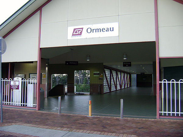 Ormeau railway station is the closest rail station