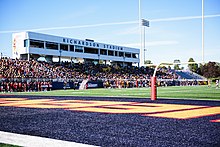 Richardson Stadium, home of Queen's Gaels Football and Men's and Women's Soccer Queen's Football at Richardson.jpg