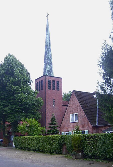 Römisch katholische Sankt Annen Kirche in Hamburg Langenhorn