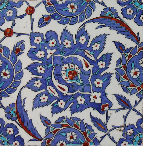 469px-Rüstem_Pasha_mosque_tiles_-_single_tile.jpg (469×480)