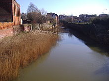 The River Gaywood at Stongate, King's Lynn.