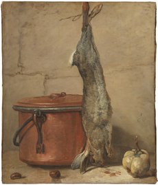 Jean Siméon Chardin, Rabbit and Copper Pot