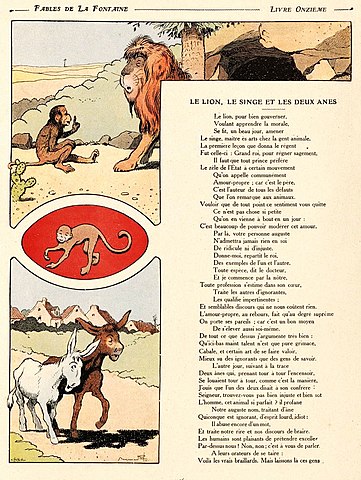 File:Rabier - Fables de La Fontaine - Le Loup et les Bergers.jpg -  Wikimedia Commons