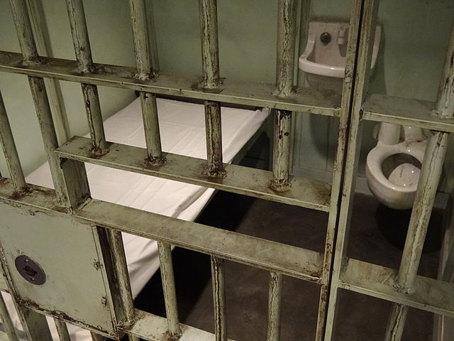 Recreation of Martin Luther King Jr.'s cell in Birmingham Jail at the National Civil Rights Museum