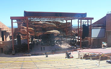 Red Rocks Amphitheatre stage