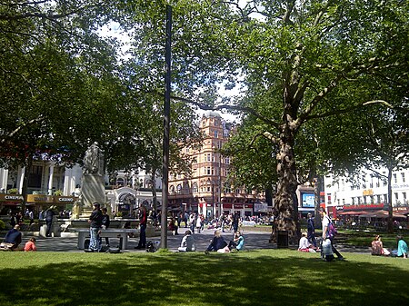 Redeveloped Leicester Square