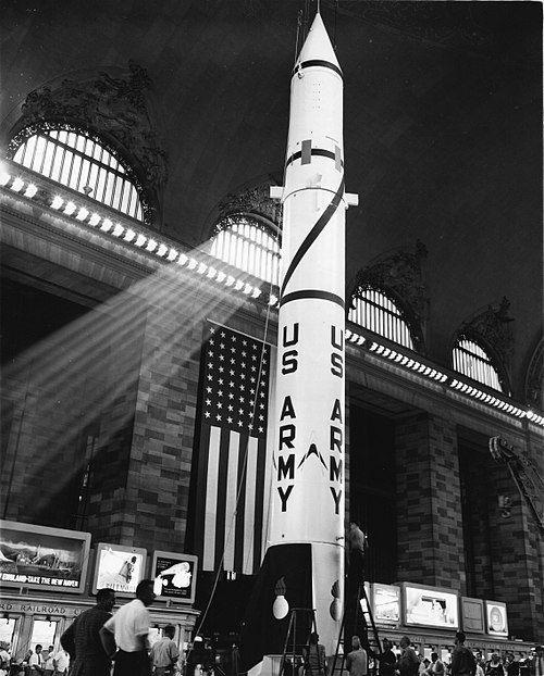 The Redstone missile, 1957