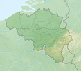 Lokalisatie van Waals-Brabant in België