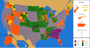 Thumbnail for File:Republican Party presidential primaries results by county, 2012 (corrected).png