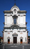 Robecco sul Naviglio San Giovanni Battista arch Bernardino Ferrari - facciata del 1902.jpg