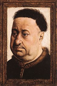 Robert Campin : Portrait d'un homme gros.