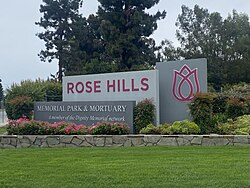 Rose Hills Memorial Park & Mortuary entrance sign.jpg
