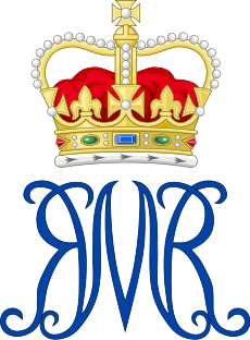 Royal Monogram of Queen Mary II of Great Britain.svg