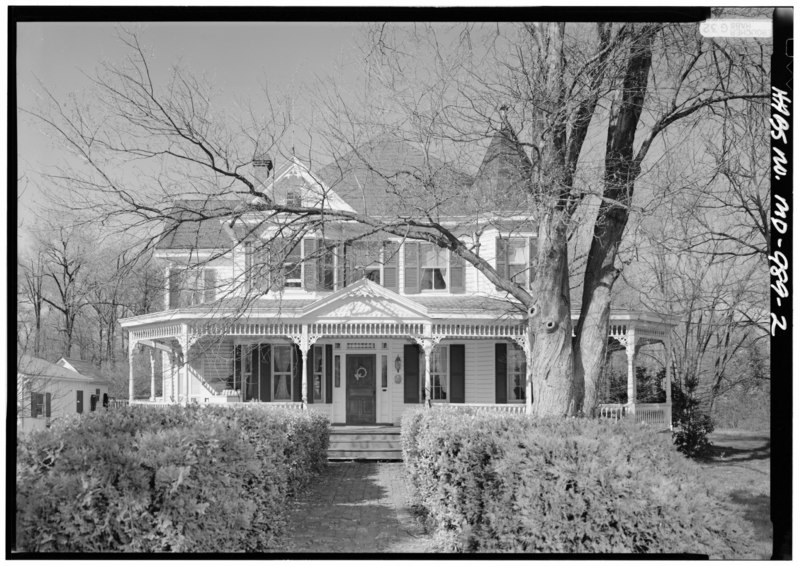File:SOUTHWEST (FRONT) ELEVATION, WITHOUT SCALE - William W. Early House, 13907 Cherry Tree Crossing, Brandywine, Prince George's County, MD HABS MD,17-BRAN,1-2.tif