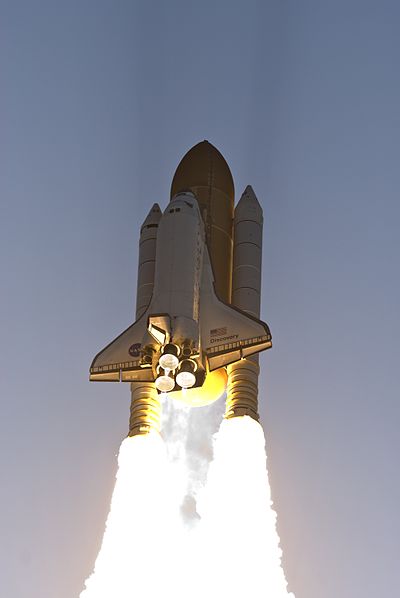STS-124 launch close-up