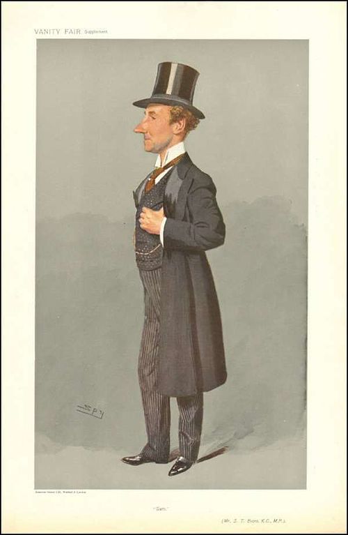 "Sam", caricature by Spy in Vanity Fair in 1908.