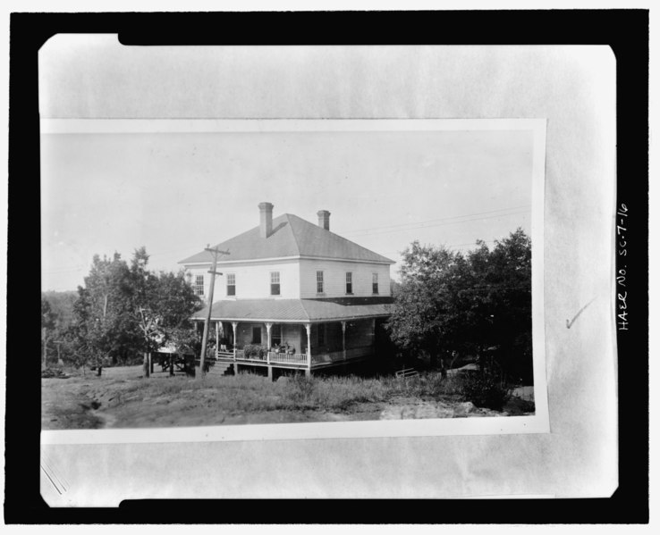 File:SUPERINTENDENT'S HOUSE HAER SC, 4-SAVRI, 2A- - Gregg Shoals Dam and Power Plant, Across Savannah River, Lowndesville, Abbeville County, SC HAER SC,4-SAVRI,2-16.tif