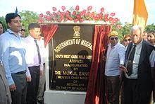 Inauguration of South West Garo Hills District by Chief Minister of Meghalaya, Dr. Mukul Sangma on 7 August 2012 SWGH - inauguration.jpg