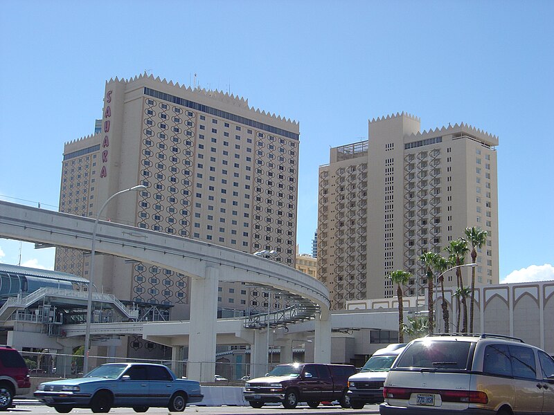 File:Sahara hotel towers in Las Vegas.jpg