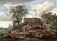 „Таверна с майски дървета“ (1664), Музей за изящни изкуства (Будапеща)